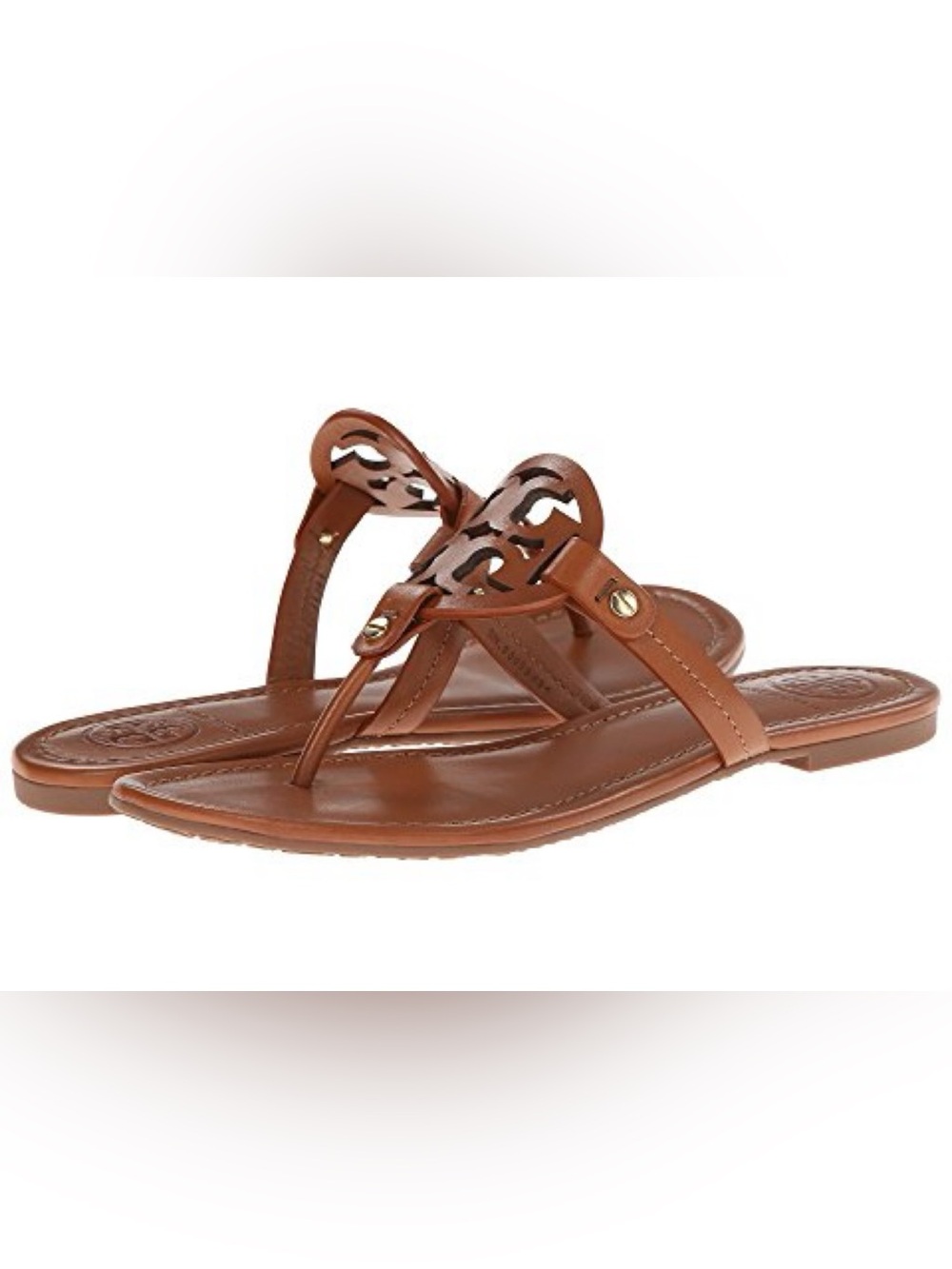 Tory Burch Miller Flip Flop in Vintage Vachetta Size 8.5